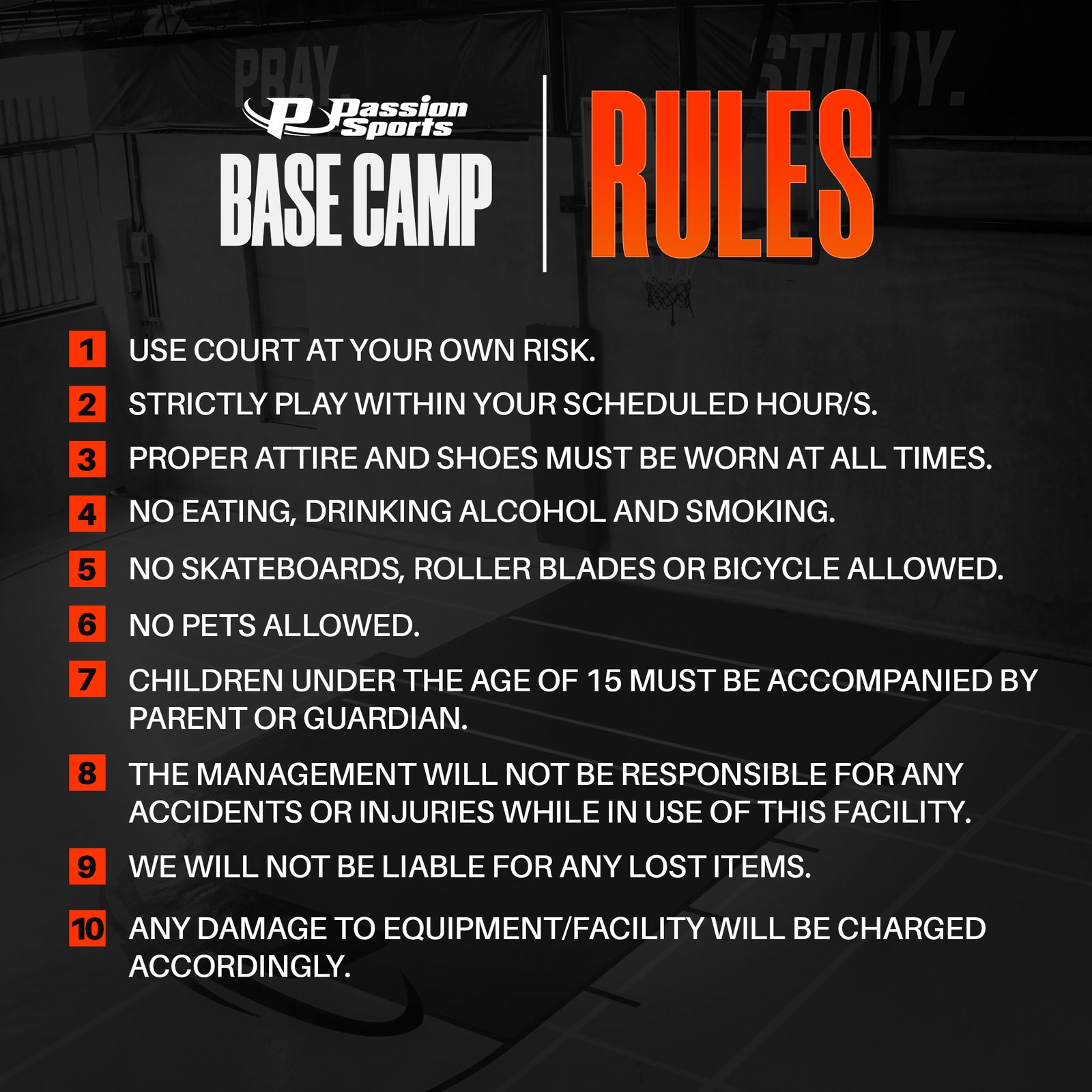 Base Camp Rules